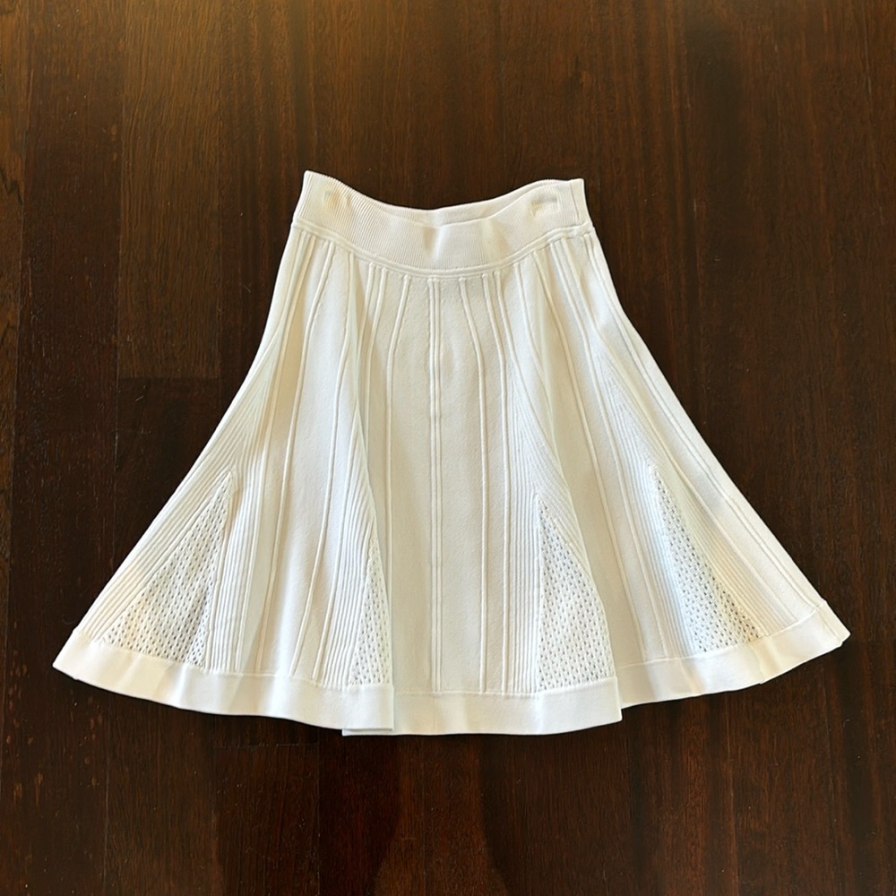 ALC. Knit a line skirt.